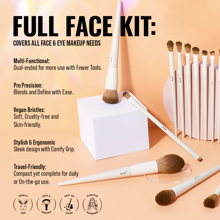 JESSUP LIGHT GRAY 14 BRUSH SET