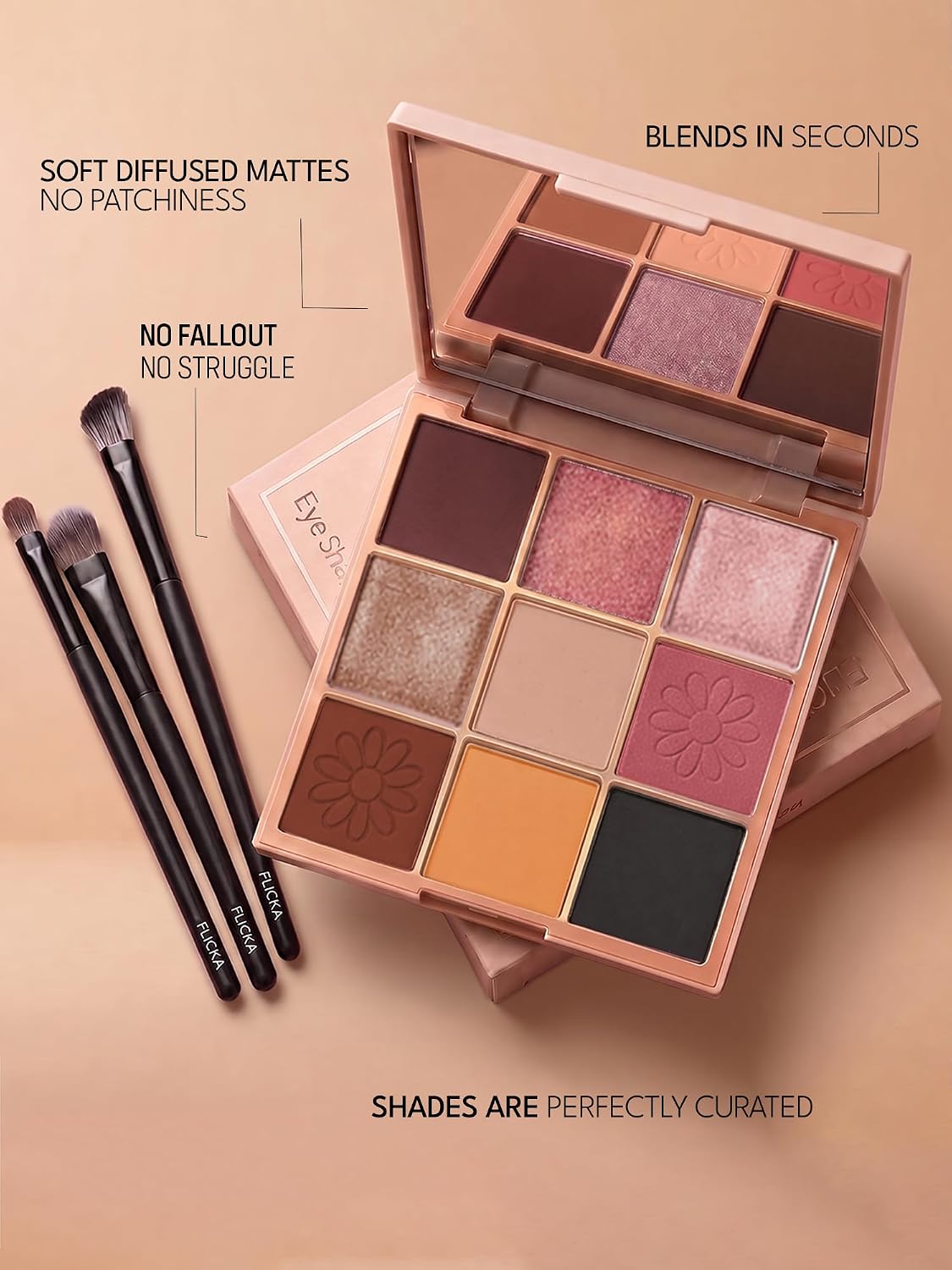 FLICKA EYE SHADOW PALETTE 03 NUDE PEACH