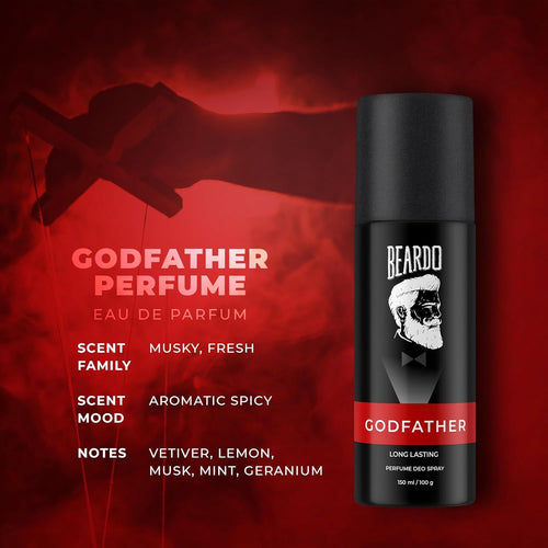 BEARDO Godfather Perfume Deo Spray For Men -150ml