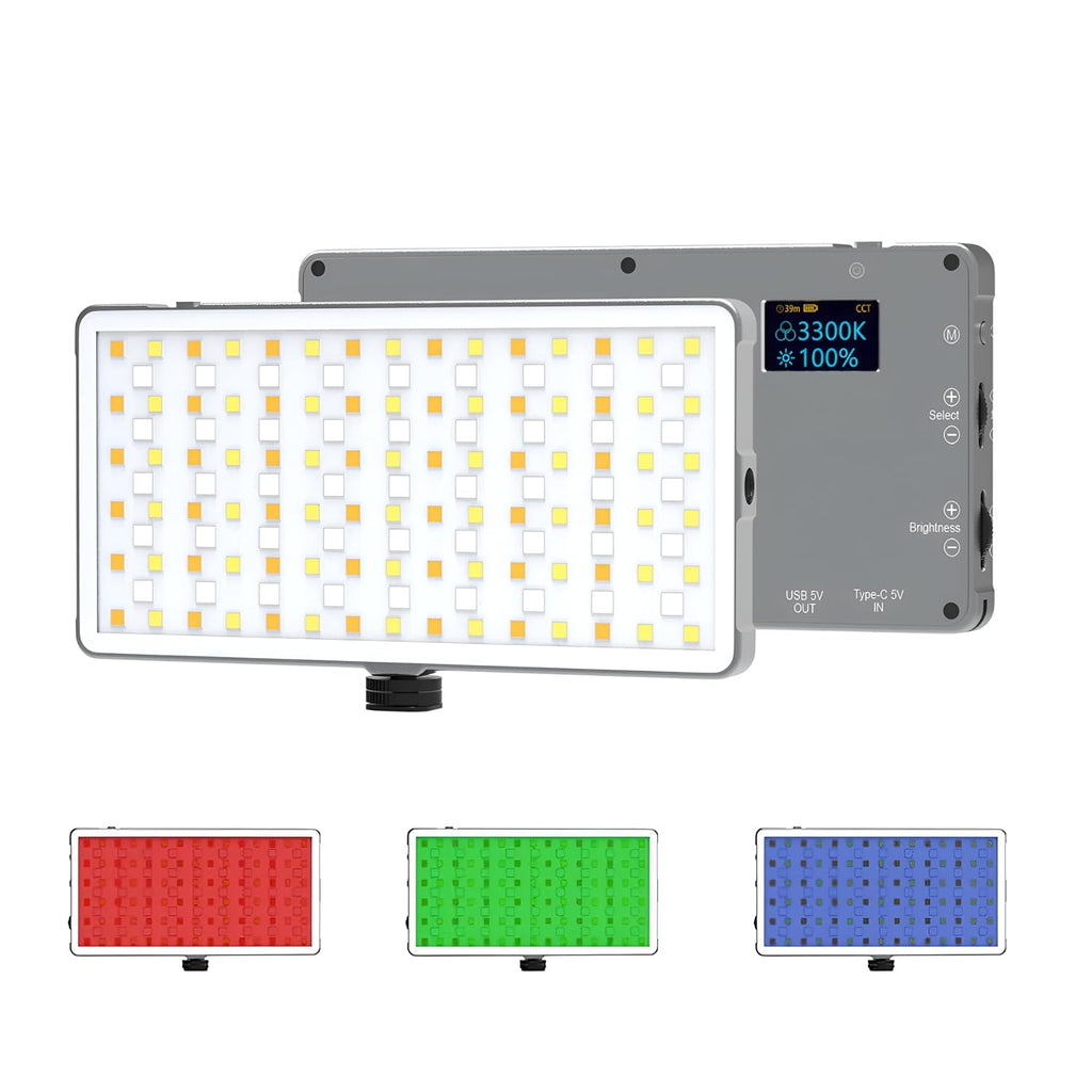 DIGITEK PORTABLE RGB LED VIDEO LIGHT D135