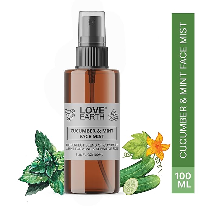 Love Earth Cucumber Mint Face Mist Toner  100ml