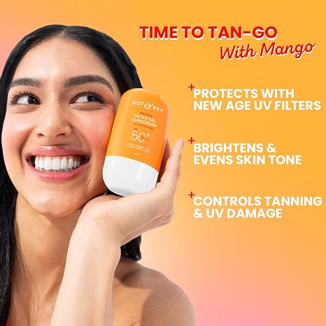 Dot & Key Mango Detan Gel Sunscreen SPF 50+ PA++++ 80 g