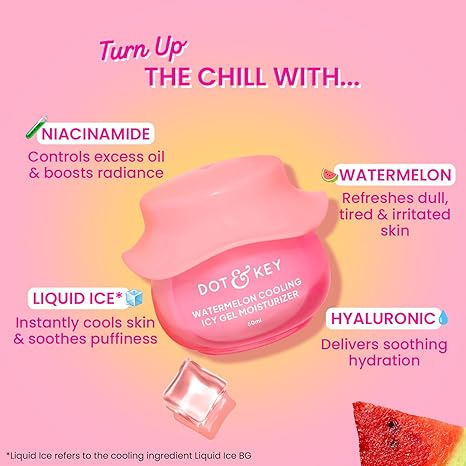 Dot & Key Watermelon Cooling Icy Gel Moisturizer with Hyaluronic