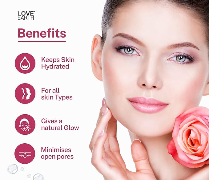 LOVE EARTH FACE MIST ROSE WATER 100ml