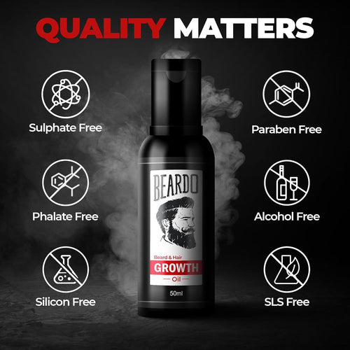 BEARDO BEARD & HAIR GROWTH OIL 50ml