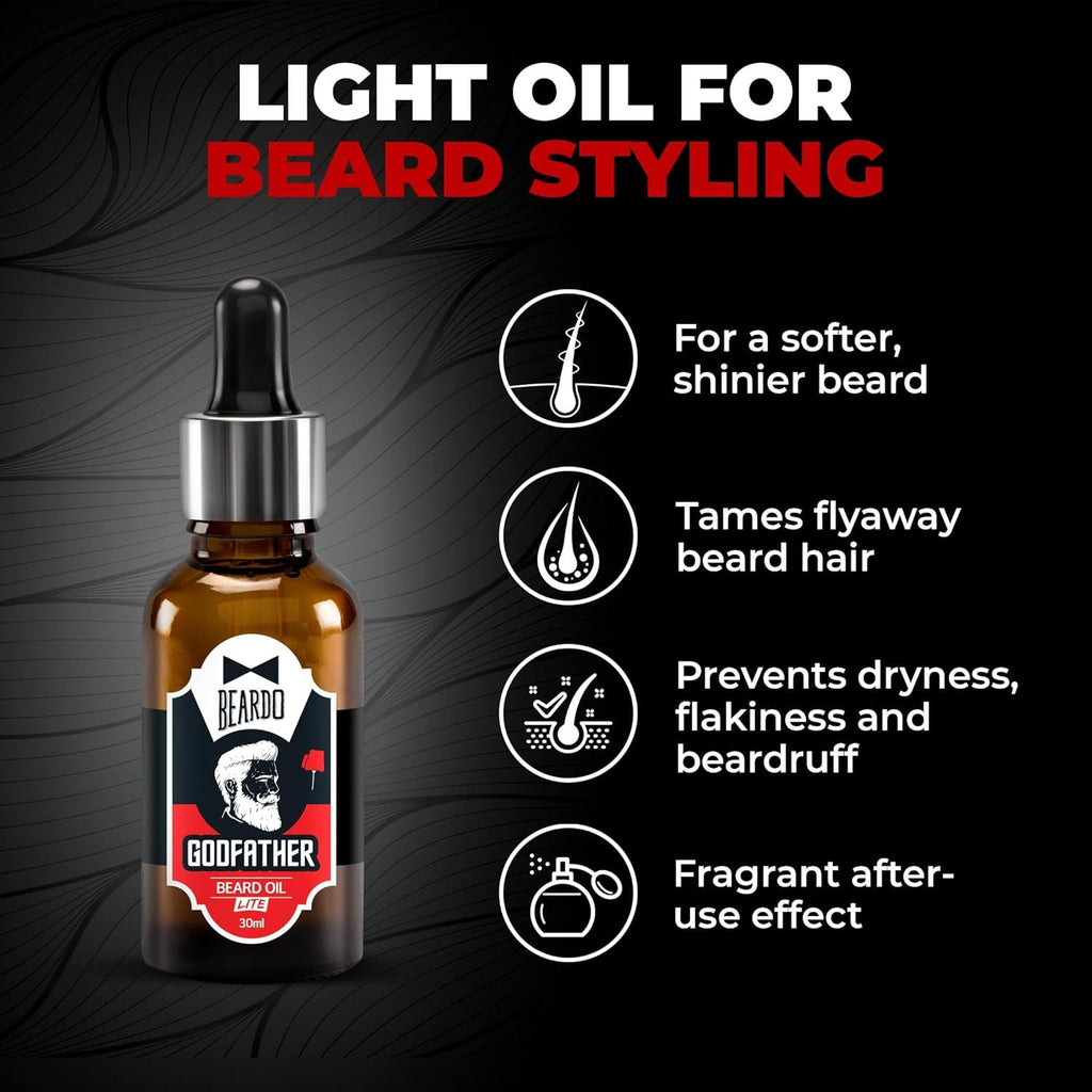 Beardo Godfather Lite Beard and Moustache Oil - 30 ml