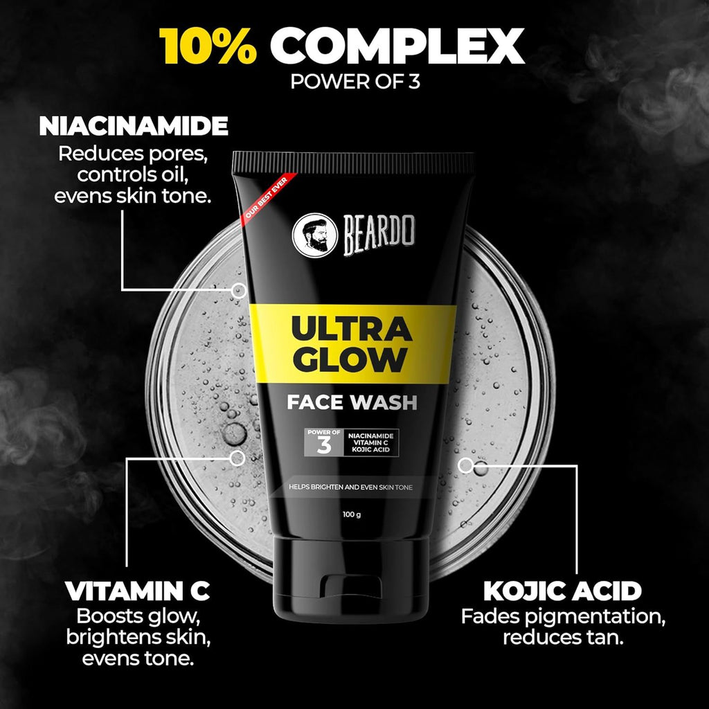 Beardo Ultraglow Face Wash for Men 100g