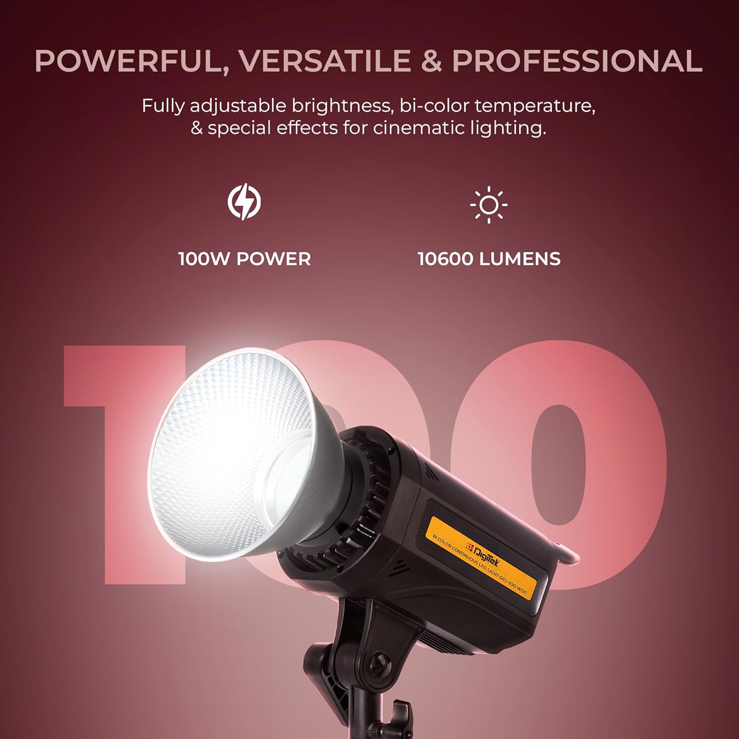 DIGITEK LITE CONTINUOS LIGHT DCL100WDC + SOFTBOX DSB65B