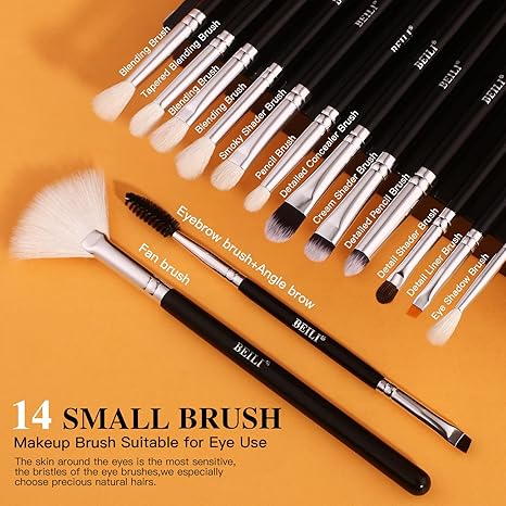 BEILE B20 PROFESSIONAL MAKEUP BRUSH SET OF 20 BRUSHES