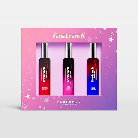Fastrack Perfume Gift Set for Her L, B & W 20 ml x 3