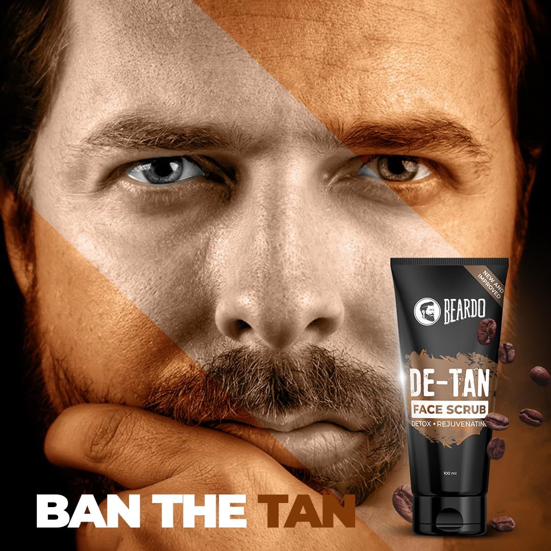 BEARDO DE-TAN FACE SCRUB DETOX REJUVENATING 100g