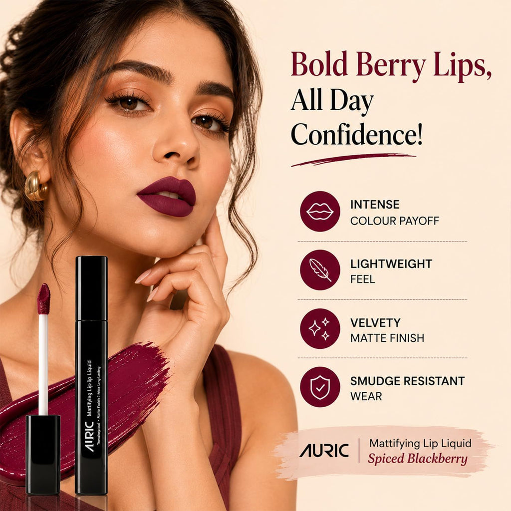 Auric Mattifying Lip Liquid - 4 ml