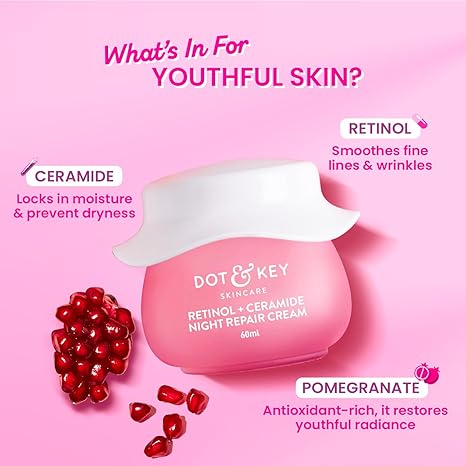 Dot & Key Retinol Night Repair Cream with Ceramides 60 ml