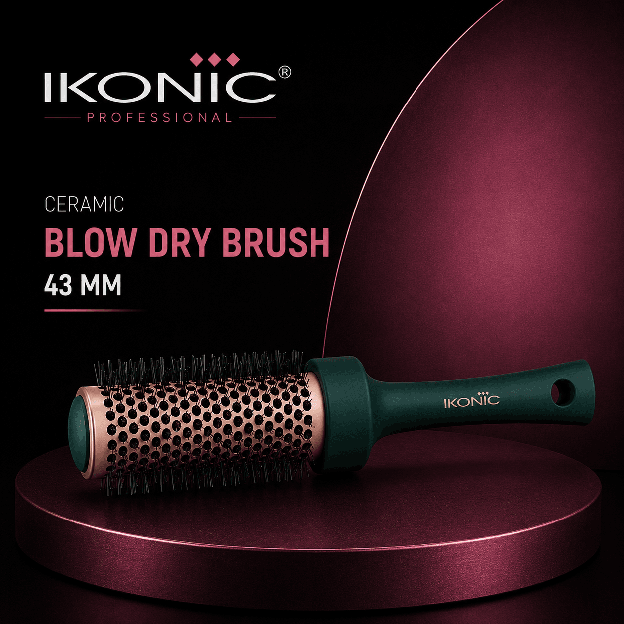 IKONIC Ceramic Blow Dry Brush 43 mm