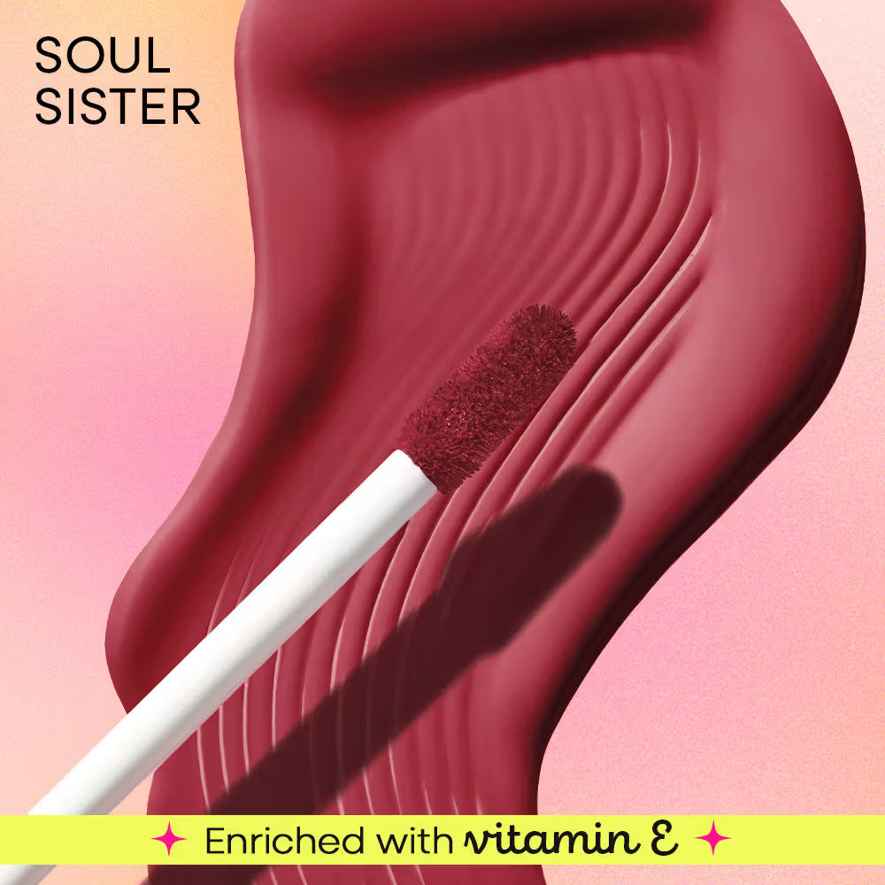 Nykaa All Day Matte Long Lasting Transferproof  Liquid Lipstick Soul Sister