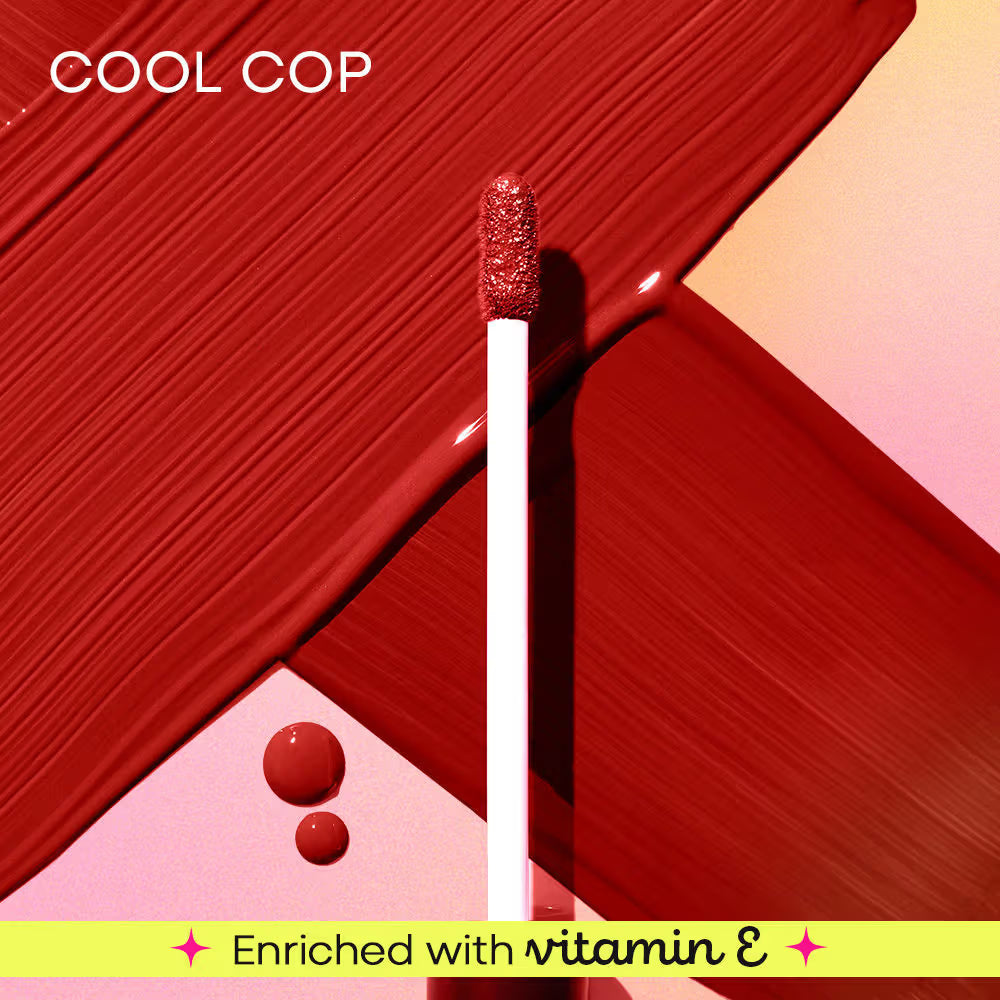 Nykaa All Day Matte Long Lasting Transferproof Liquid Lipstick Cool Cop