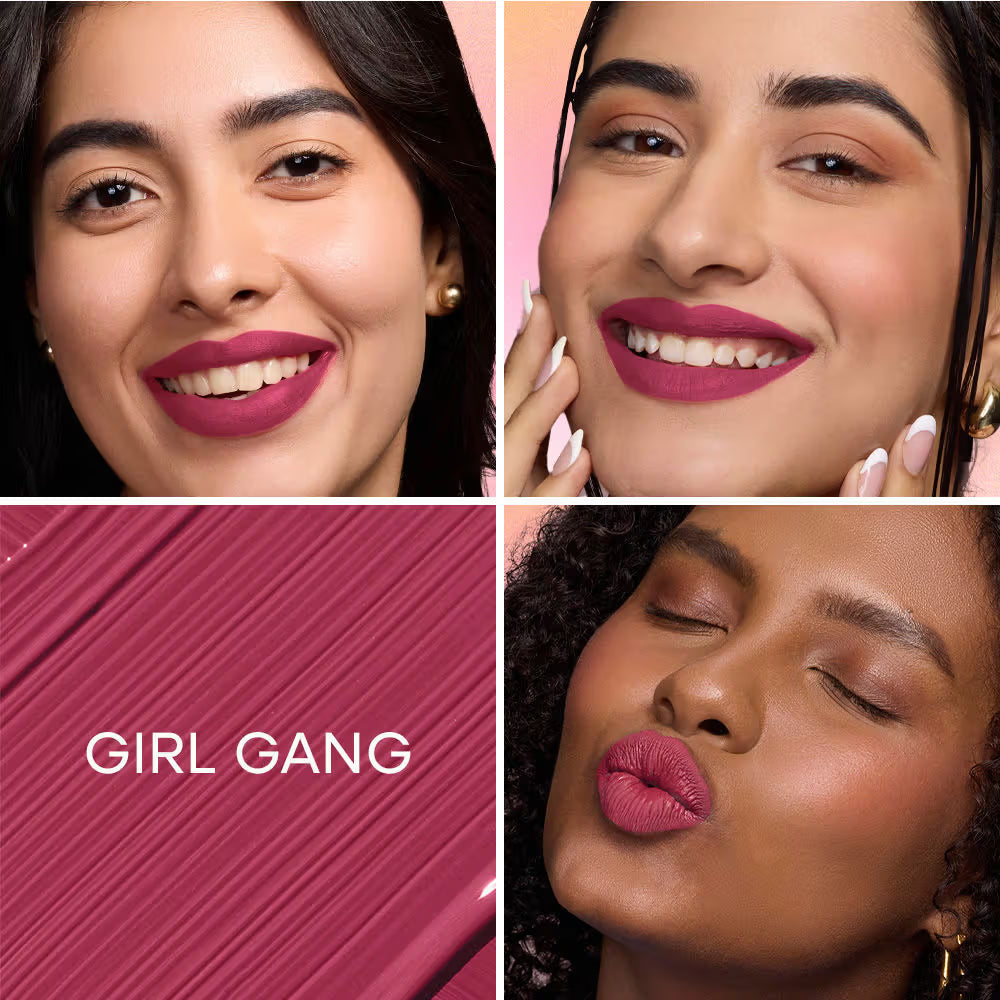 Nykaa All Day Matte Long Lasting TransferproofLiquid Lipstick Girl Gang