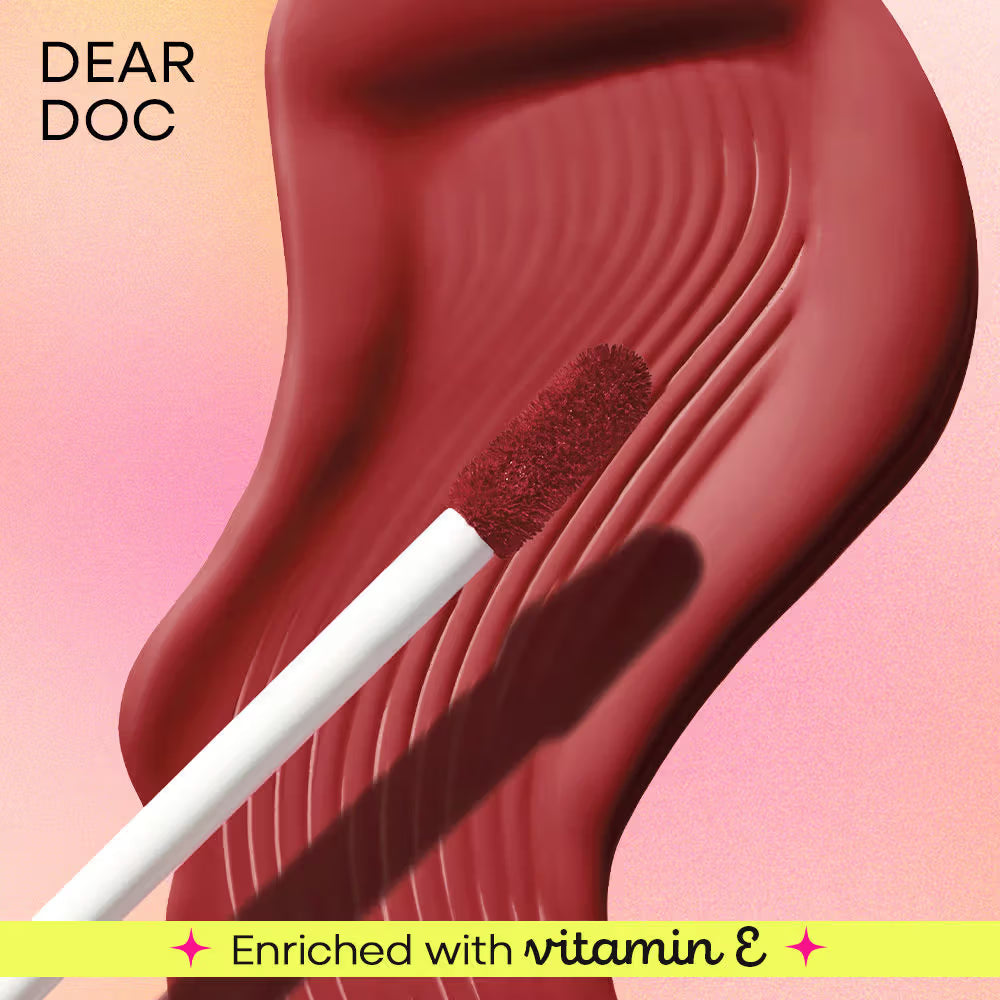 Nykaa All Day Matte Long Lasting Transferproof Liquid Lipstick Dear Doc