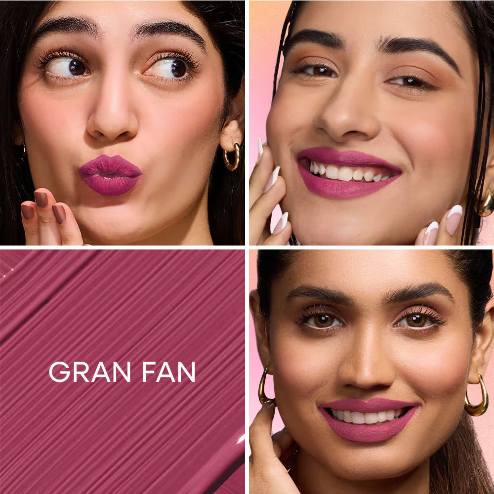 Nykaa All Day Matte Long Lasting Transferproof  Liquid Lipstick Gran Fan