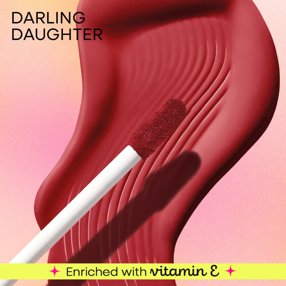 Nykaa All Day Matte Long Lasting Transferproof Liquid Lipstick Darling Daughter