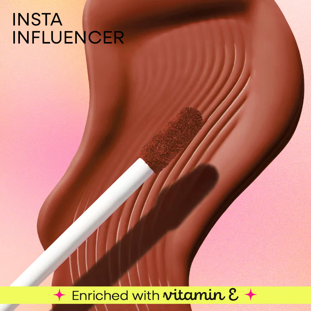 Nykaa All Day Matte Long Lasting Transferproof  Liquid Lipstick Insta Influencer