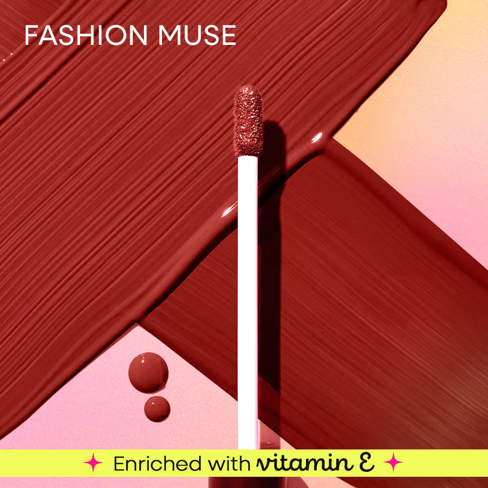 Nykaa All Day Matte Long Lasting Transferproof Liquid Lipstick Fashion Muse