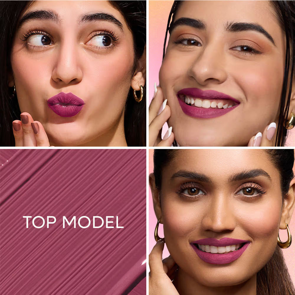 Nykaa All Day Matte Long Lasting Transferproof Liquid Lipstick Top Model