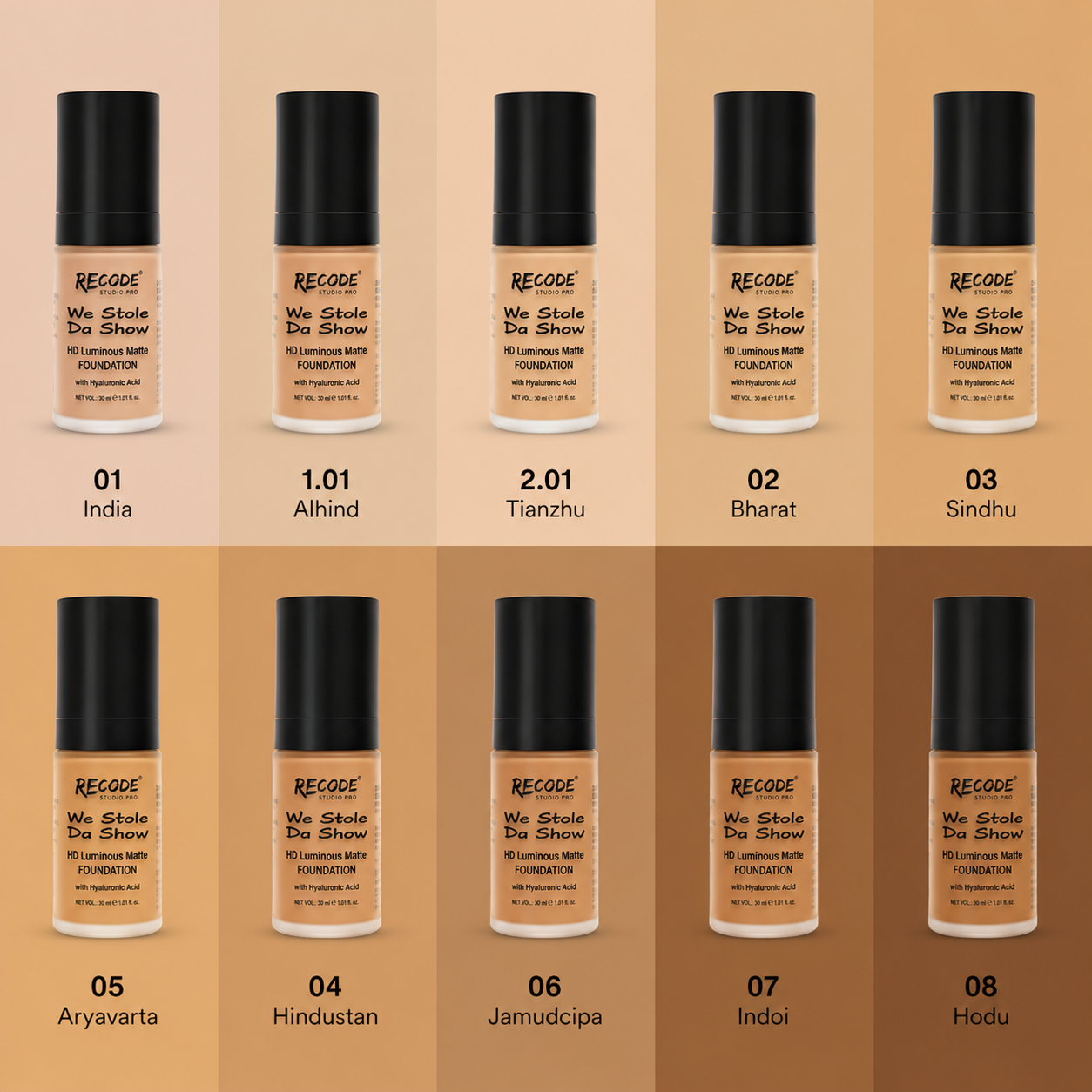 RECODE LUMINOUS FINISH FOUNDATION