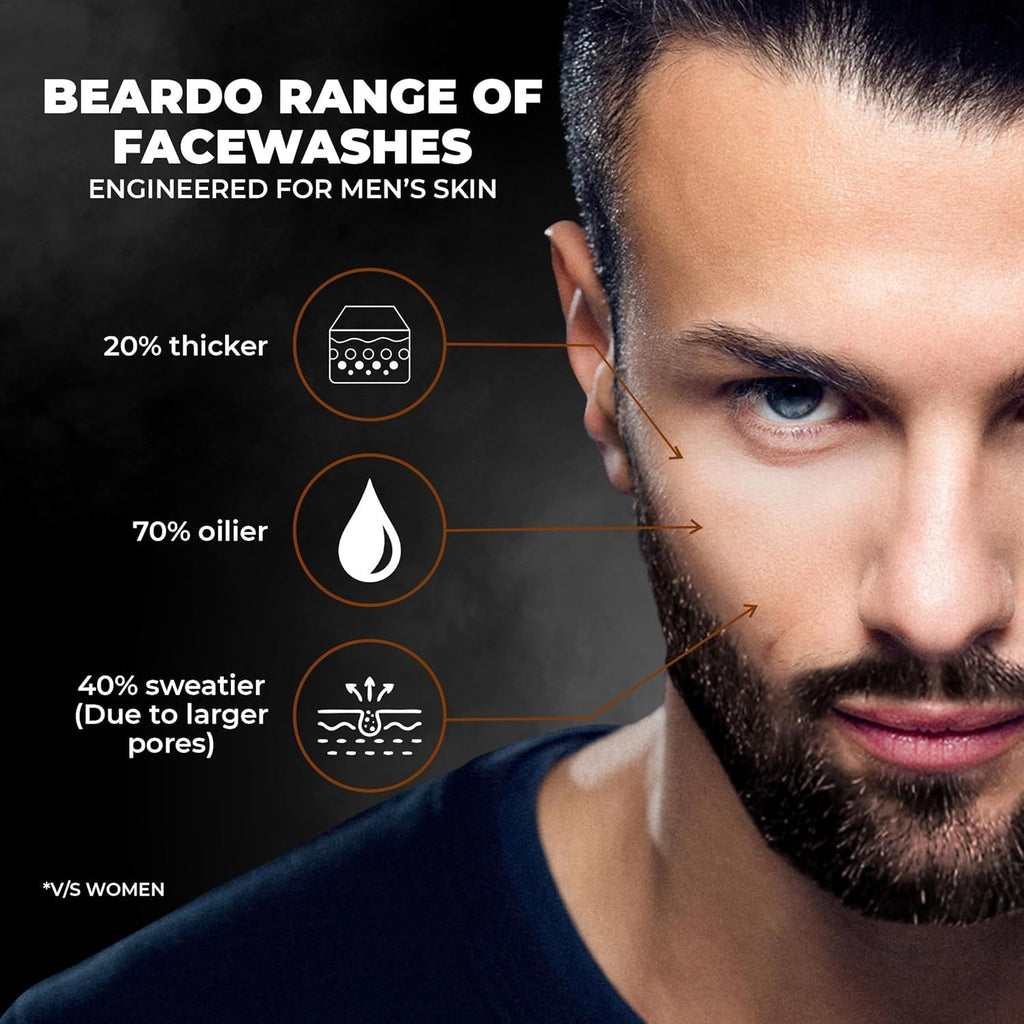 BEARDO DE-TAN FACE SCRUB DETOX REJUVENATING 100g