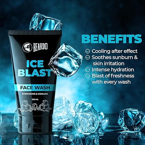 BEARDO ICE BLAST FACE WASH 100ml