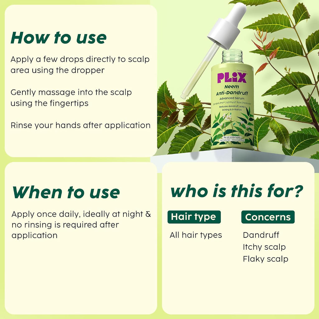 PLIX NEEM ANTIDANDRUFF HAIR SERUM