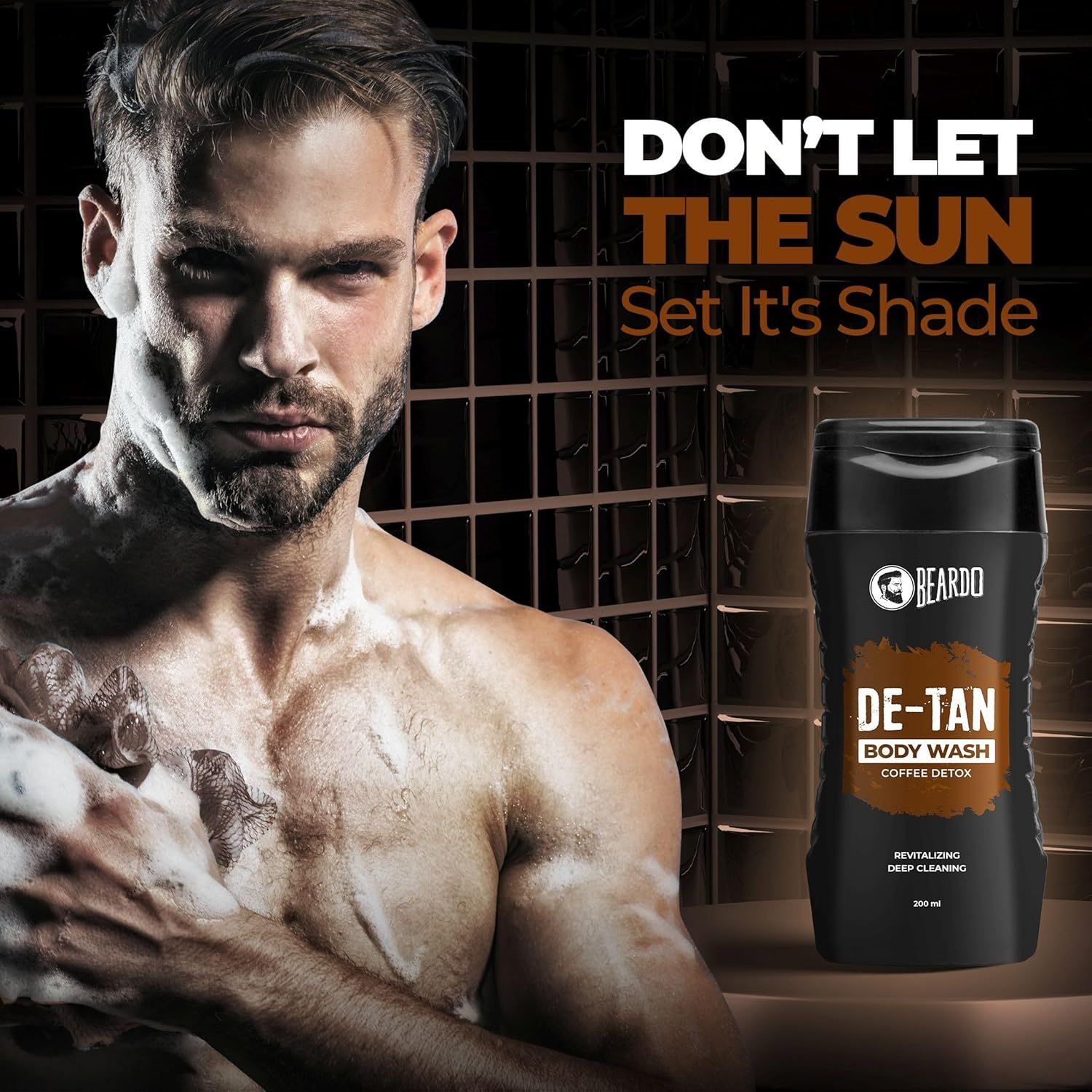 BEARDO DE-TAN BODY WASH COFFEE DETOX 200ml