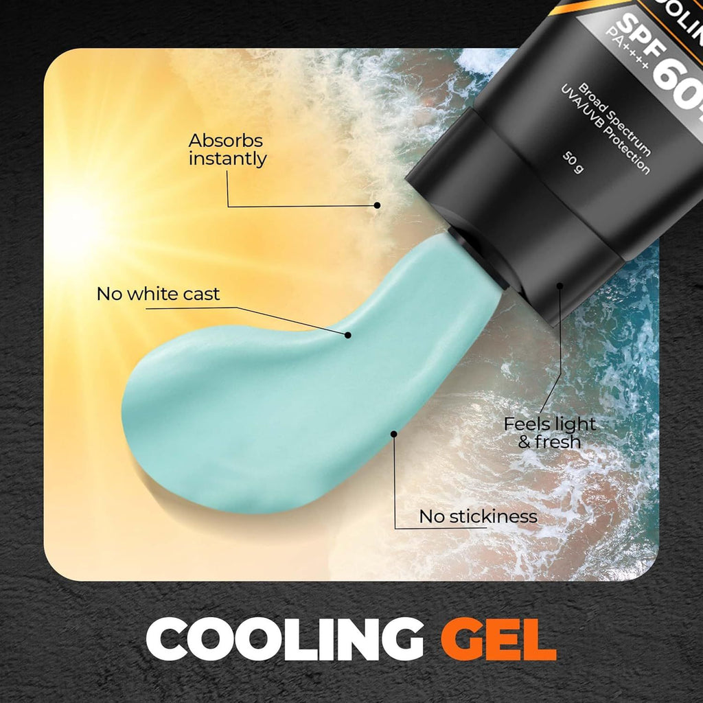 Beardo Max Cooling Gel Sunscreen SPF 60+ PA++++