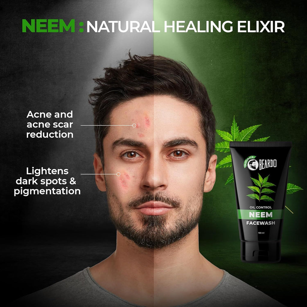 Beardo Purifying Neem Face Wash for Oil Control 100ml