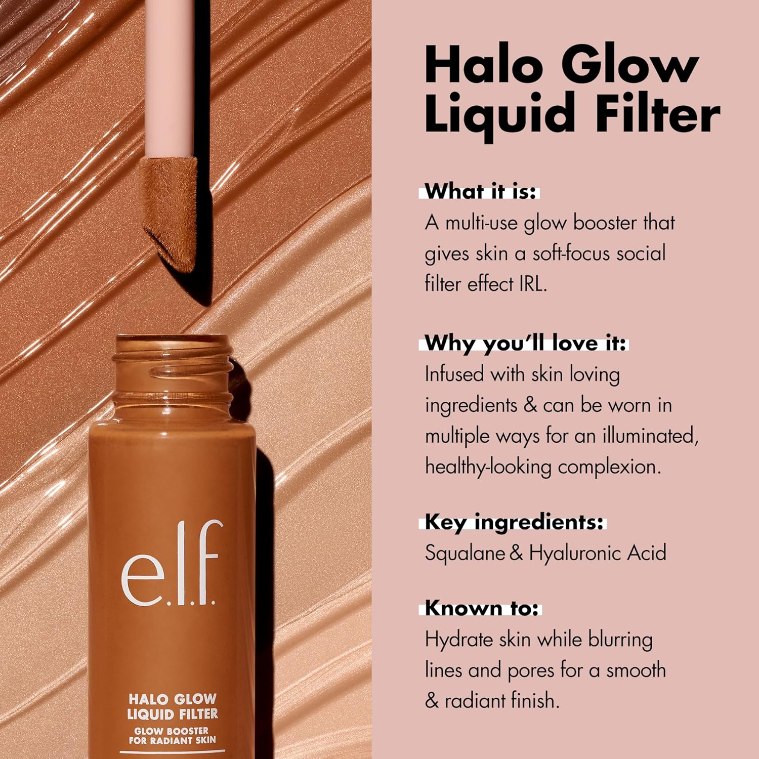 elf HALO GLOW LIQUID FILTER FAIR/LIGHT 31.5ml