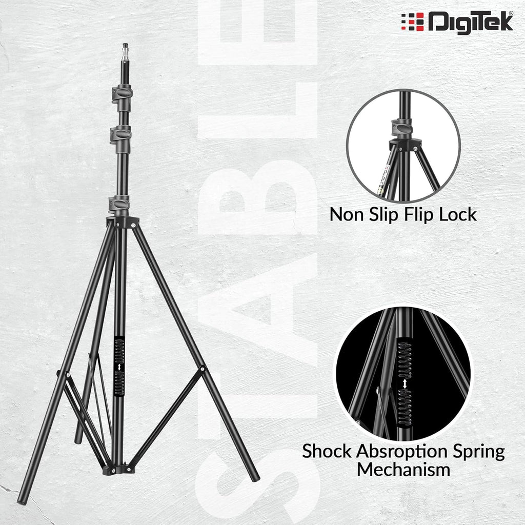 Digitek DLS-9FT Aluminum Alloy Light Stand 9 Feet