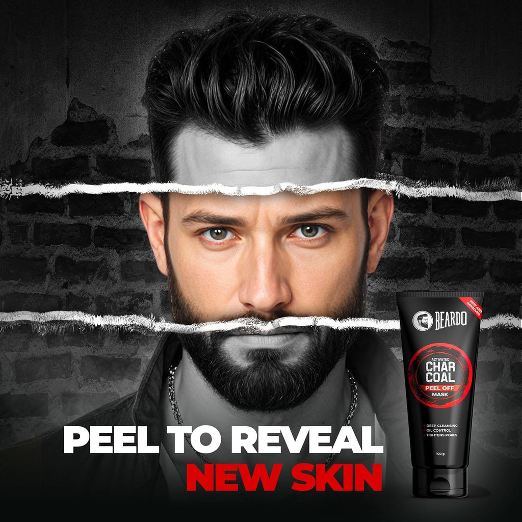 BEARDO ACTIVATED CHARCOAL PEEL OFF MASK 100g