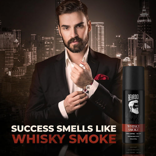 Beardo Whisky Smoke Perfume Body Spray for Men 120ml