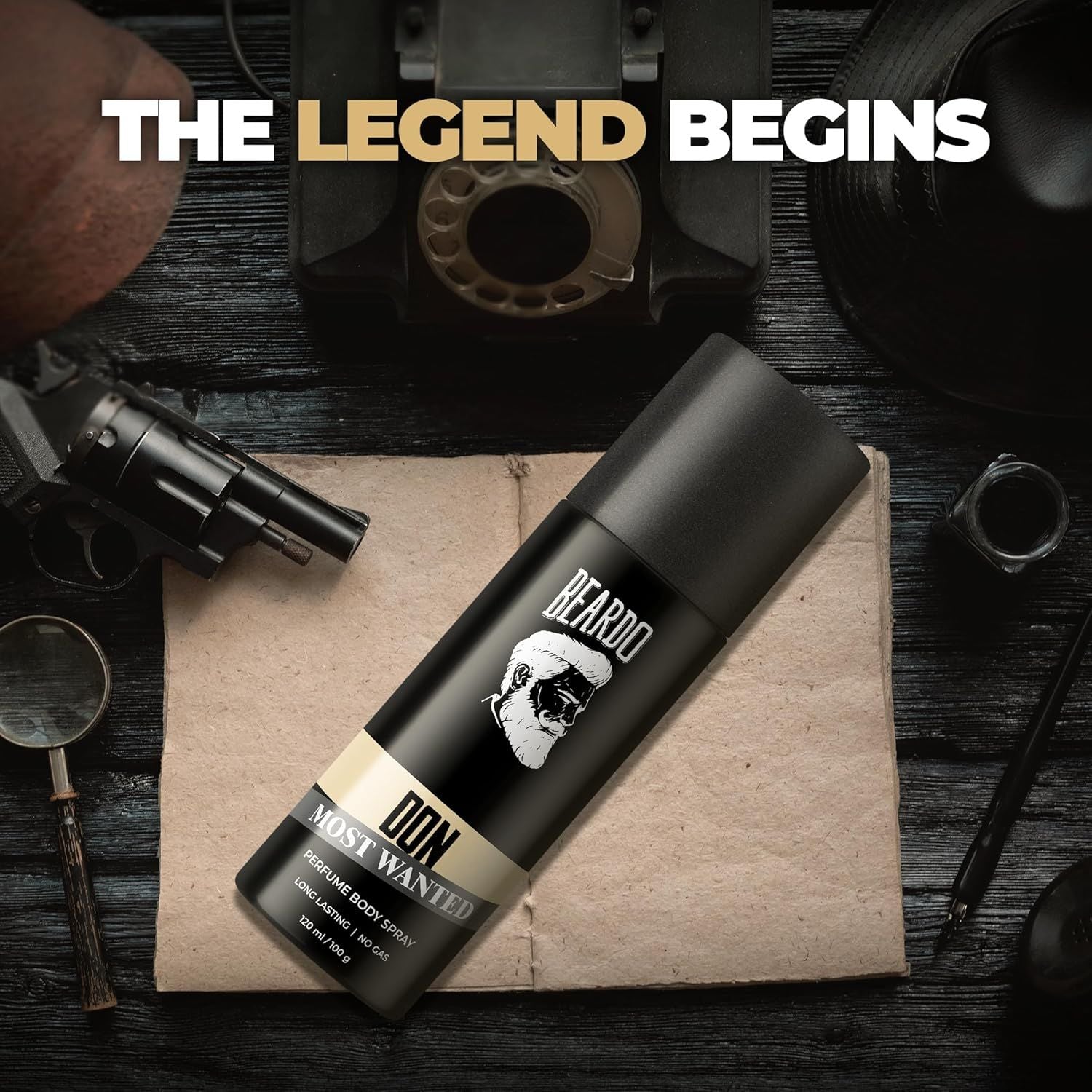 Beardo DON MOST WANTED Perfume Body Spray for Men - 120ml