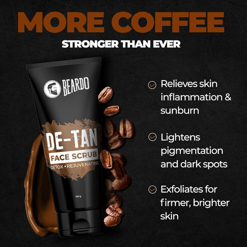 BEARDO DE-TAN FACE SCRUB DETOX REJUVENATING 100g