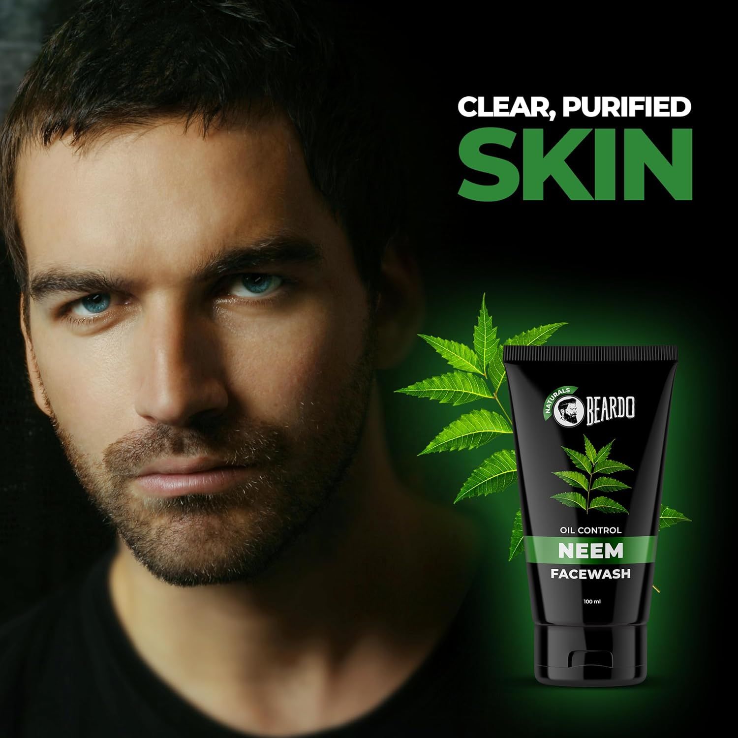 Beardo Purifying Neem Face Wash for Oil Control 100ml