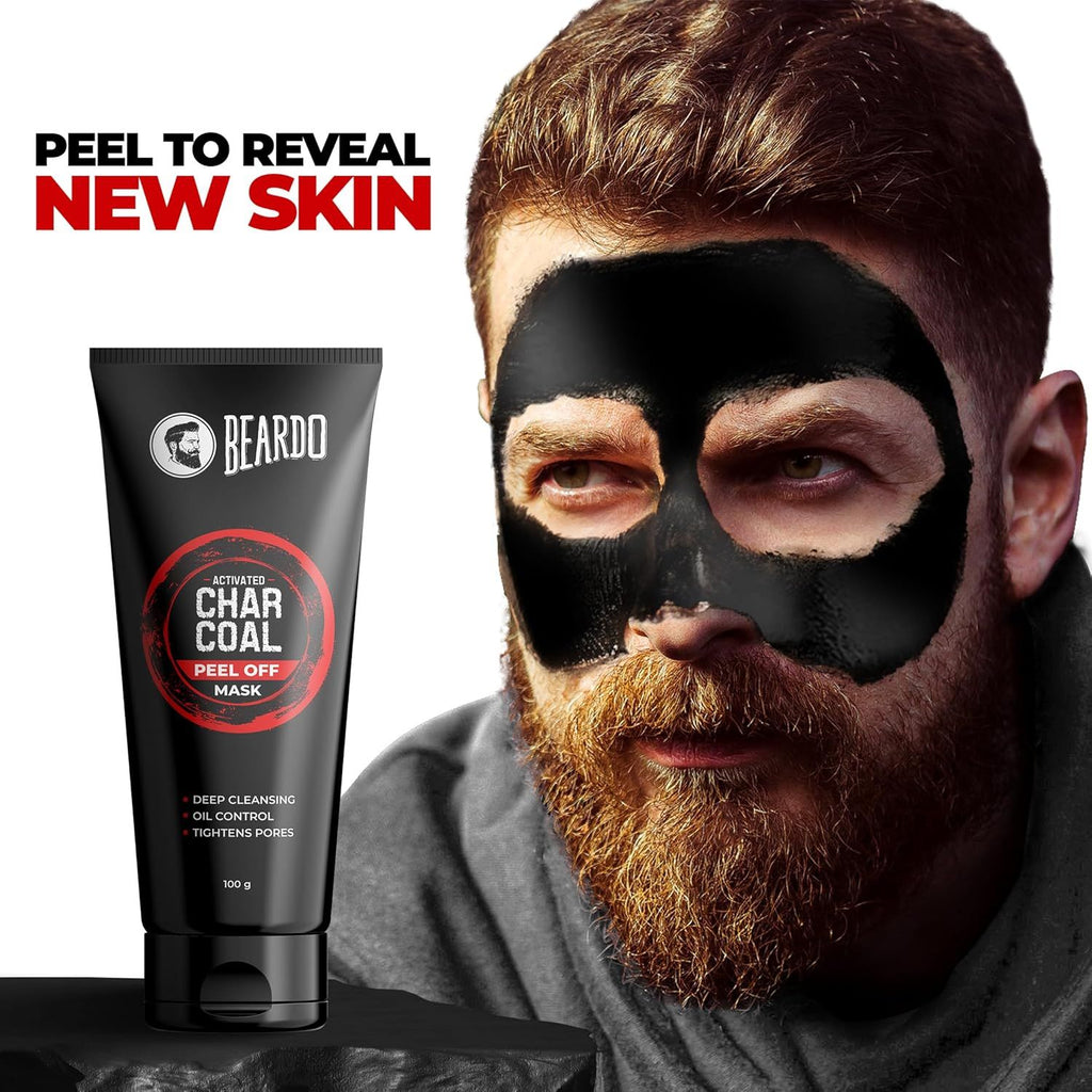 BEARDO ACTIVATED CHARCOAL PEEL OFF MASK 100g
