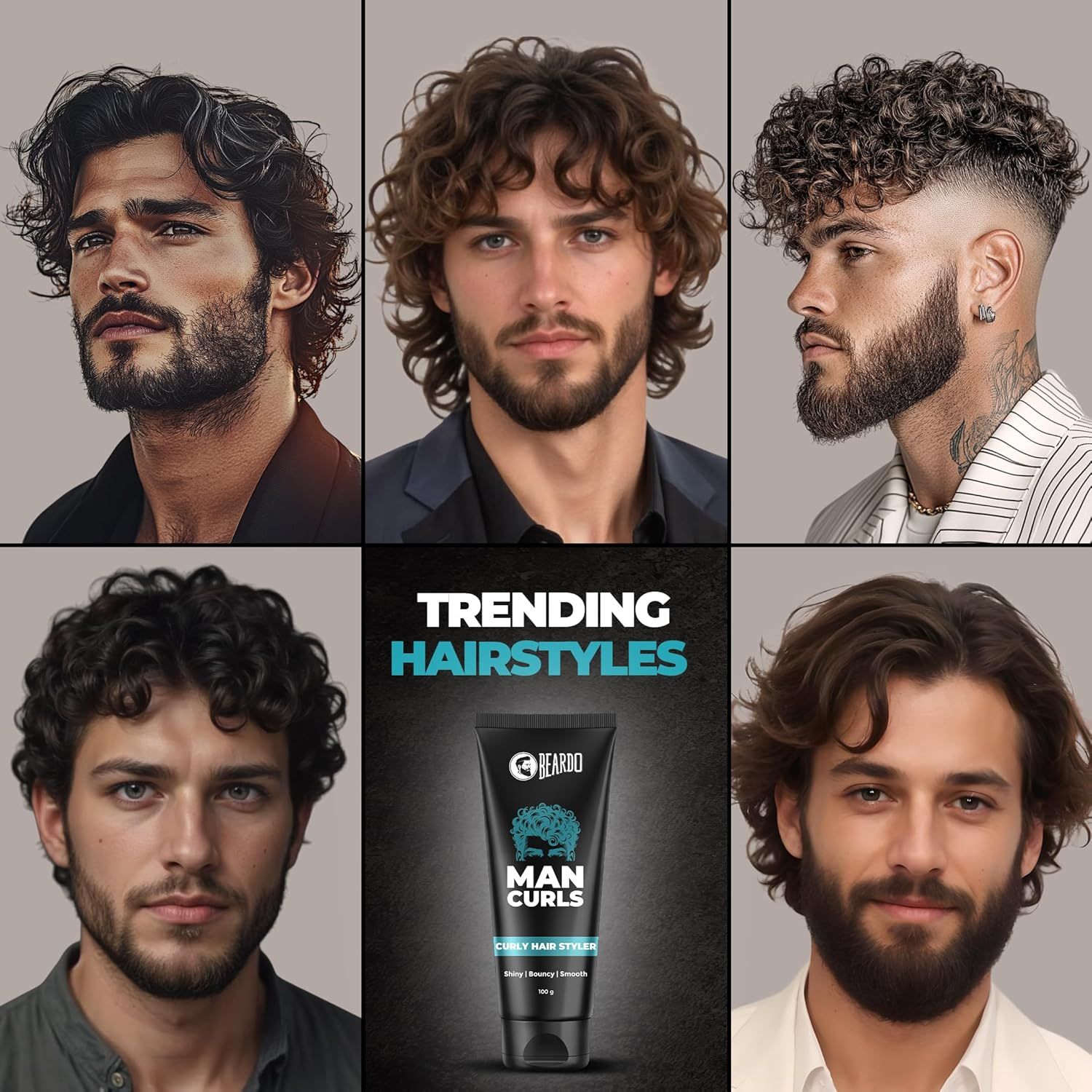 BEARDO MAN CURLS CURLY HAIR STYLER 100g