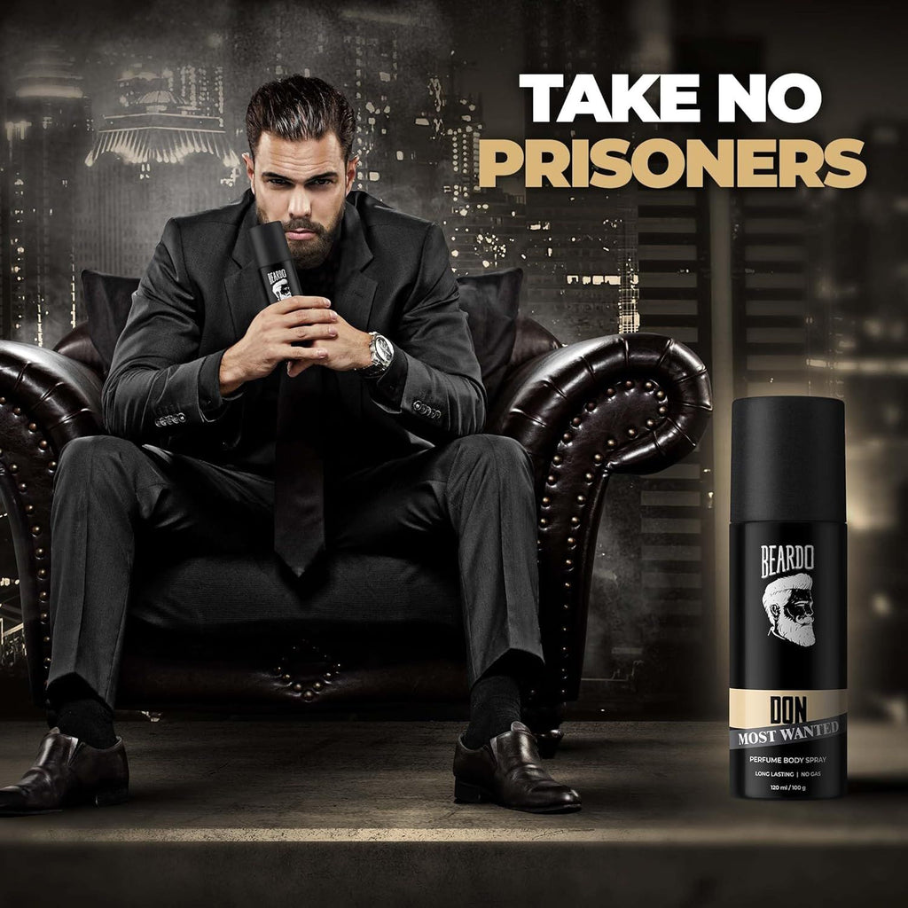 Beardo DON MOST WANTED Perfume Body Spray for Men - 120ml