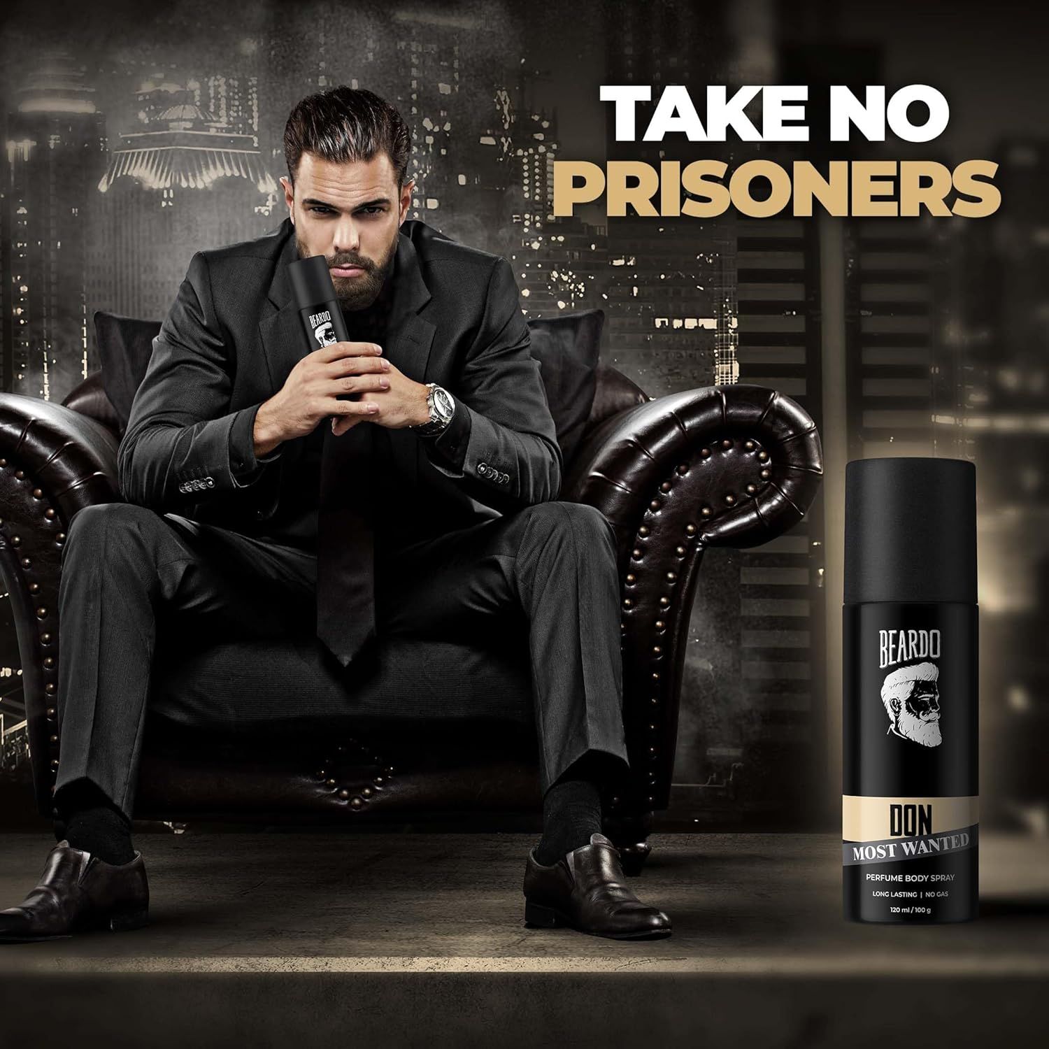 Beardo DON MOST WANTED Perfume Body Spray for Men - 120ml