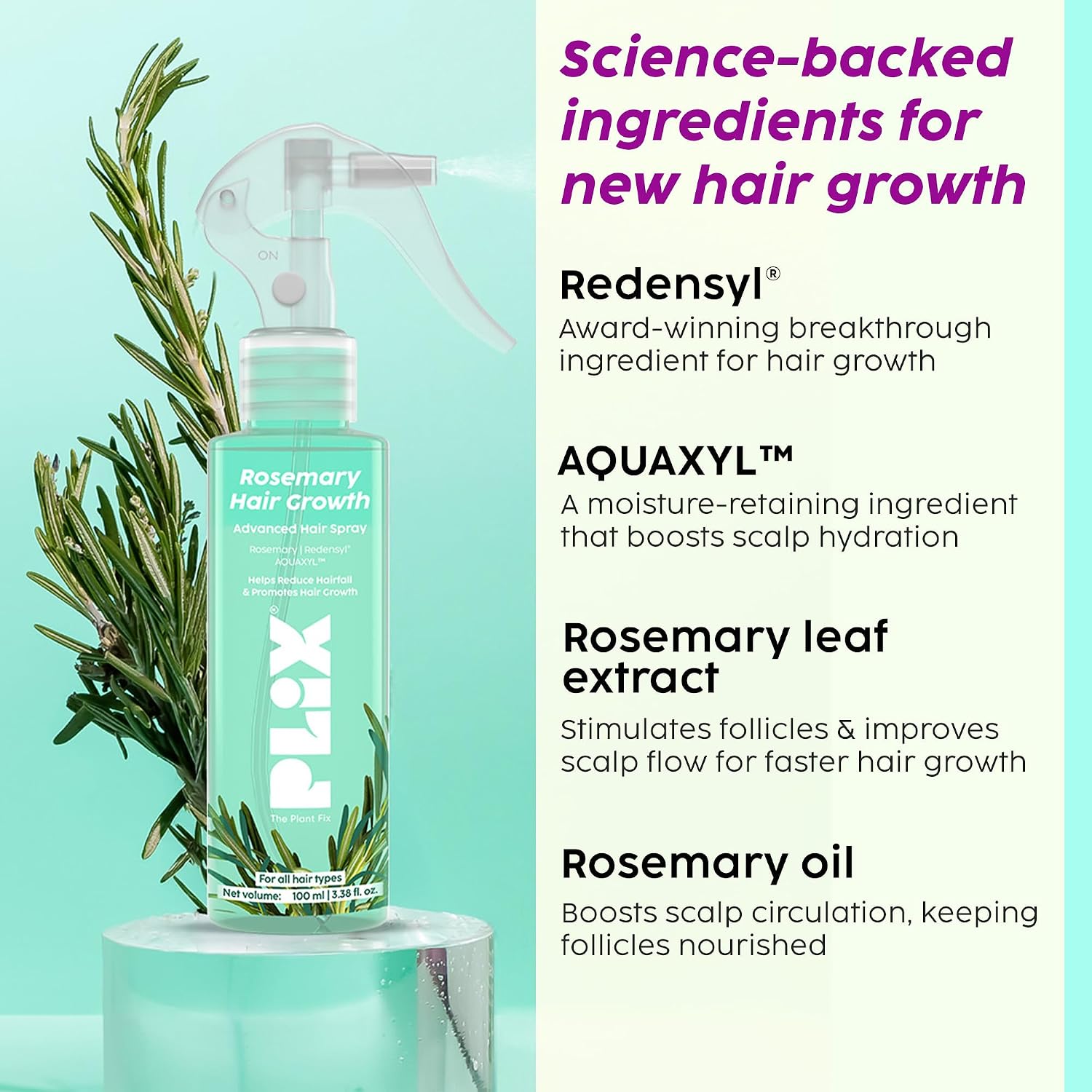 PLIX ROSEMARY HAIR GROWTH SPRAY