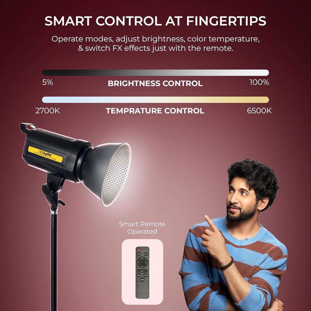 DIGITEK LITE CONTINUOS LIGHT DCL100WDC + SOFTBOX DSB65B