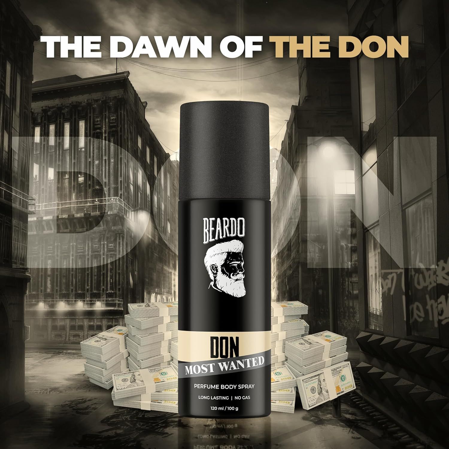 Beardo DON MOST WANTED Perfume Body Spray for Men - 120ml