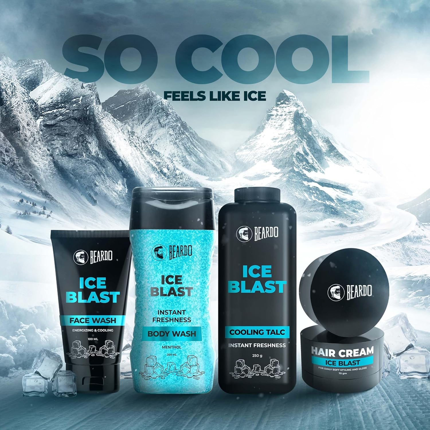 BEARDO ICE BLAST FACE WASH 100ml