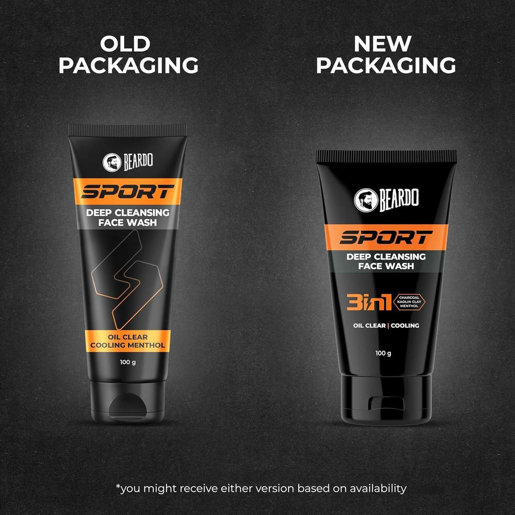 Beardo Sports Face Wash for Men- 100g